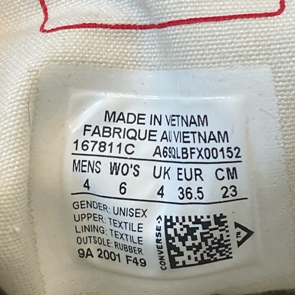 Striped Converses zébrés - Picture 3 of 3